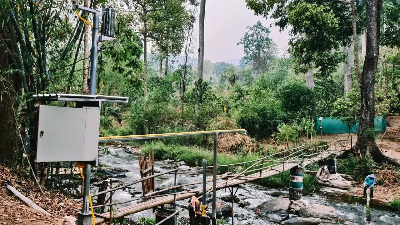 สถานีเฝ้าระวังน้ำ และสภาพอากาศอัจฉริยะด้วยเทคโนโลยี IoT เพื่อการเตือนภัยล่วงหน้าแบบเรียลไทม์